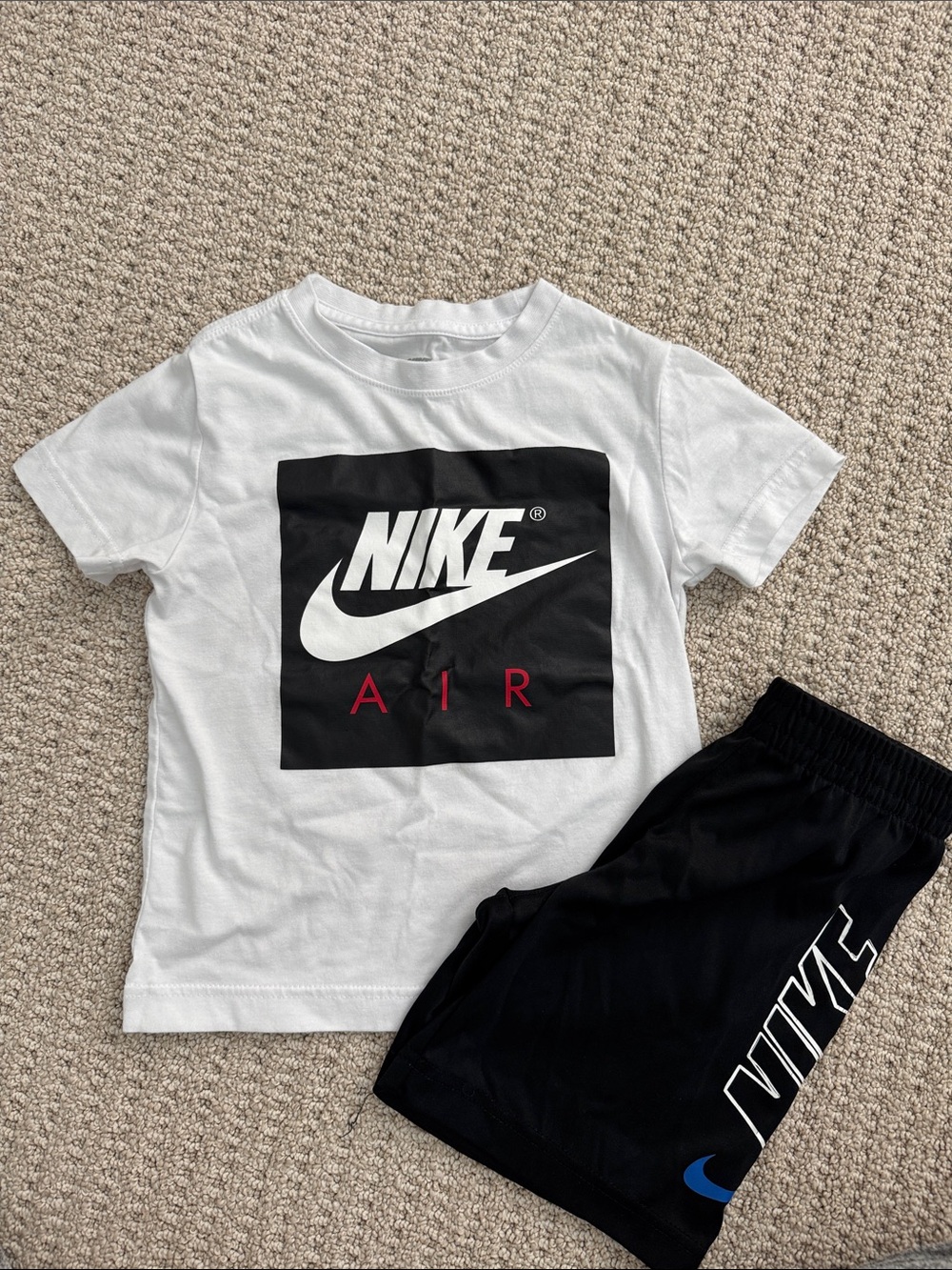 Nike Kids Matching Set White Black